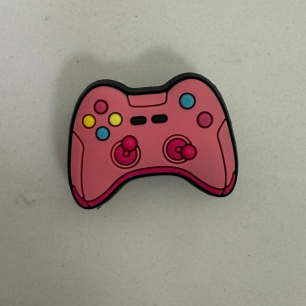 NEW Crocs Charm PINK GAMING CONTROLLER Jibbitz